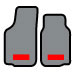 Both Mats Below Seat