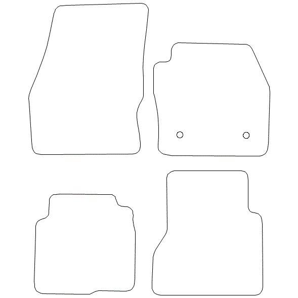 Ford Transit Connect Van Mats For MPV Models WITH AIR CON